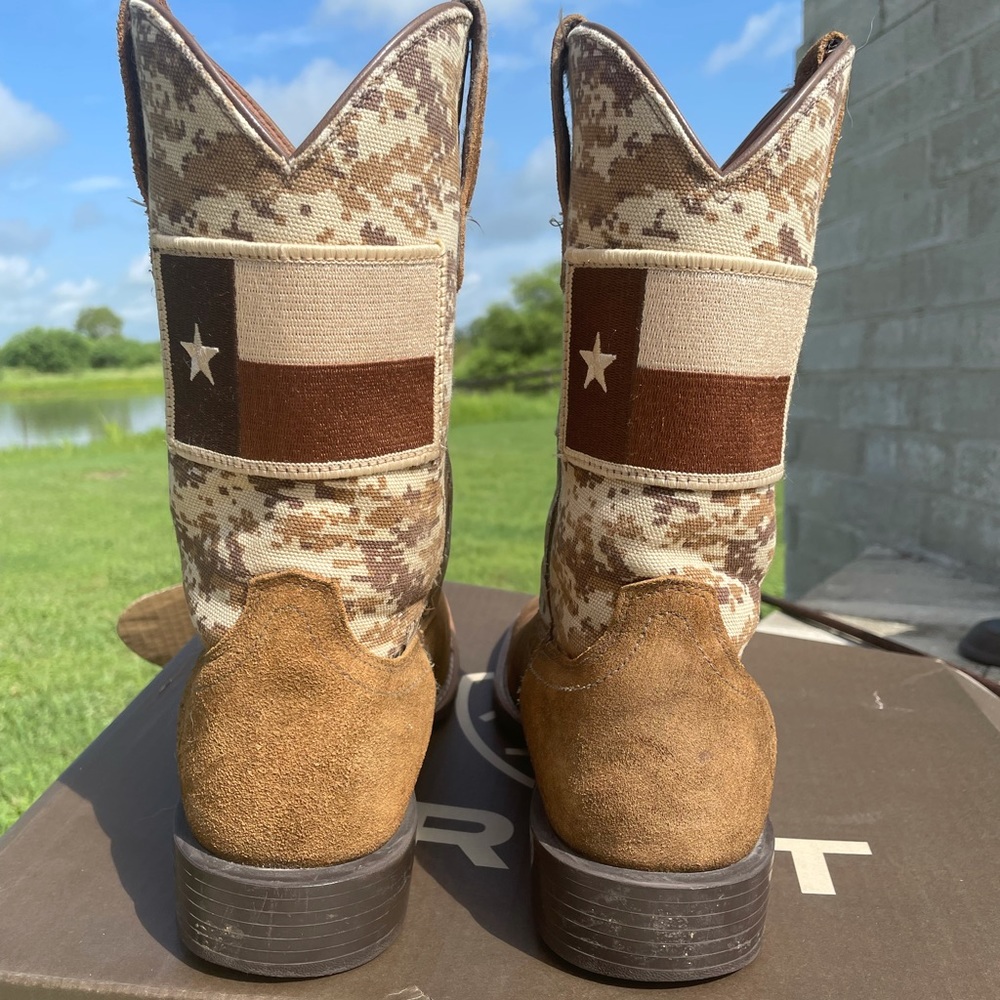 Ariat Men’s 8 Boots Sport Texas Patriot In Camo